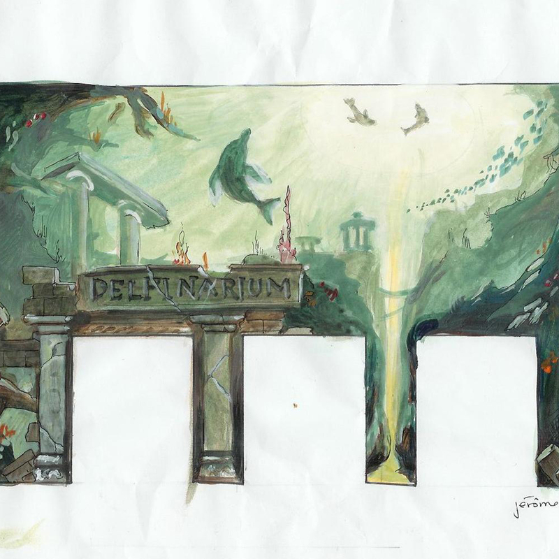 Illustration - Delfinarium - Kolmårdern